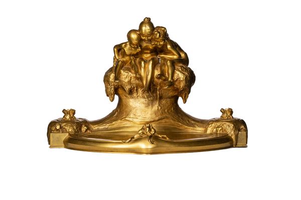 Max Blondat - La Fontaine Jeunesse en Bronze doré